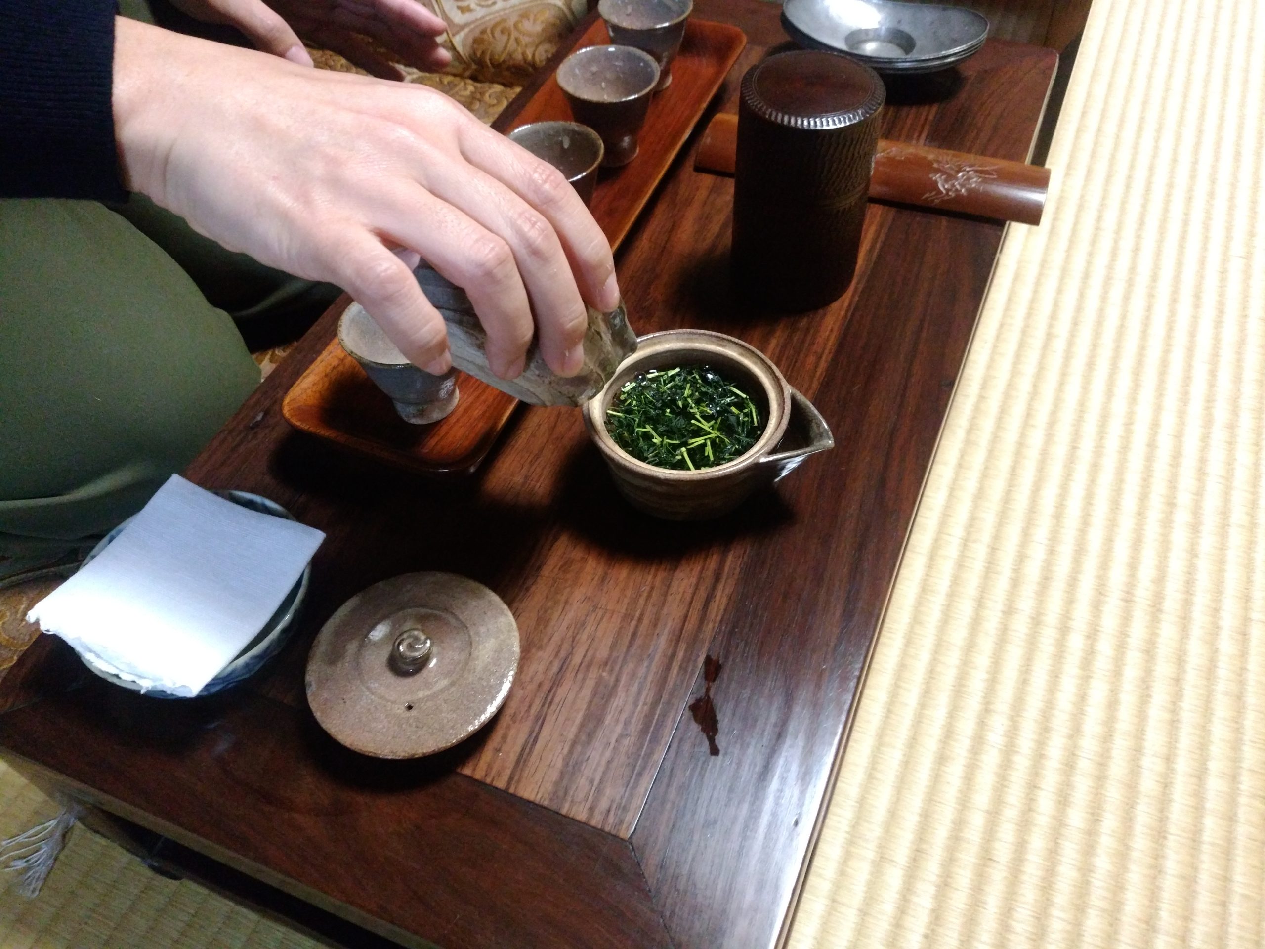 煎茶体験＠分銅屋 - ゆーにしんさい